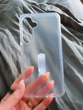 Loopy Case Clear Frosted Phone Case with Built-in Strap